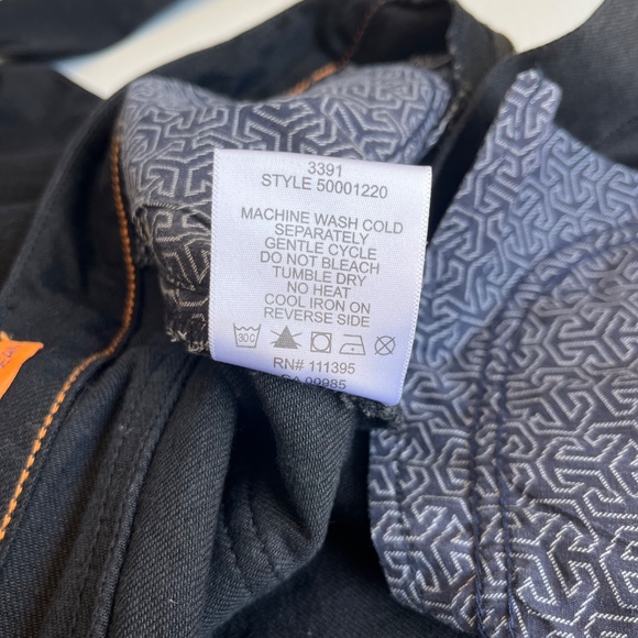 Tory Burch Sz 31 Black Super Skinny Slim Jeans Pants Pockets Logo - Picture 13 of 13